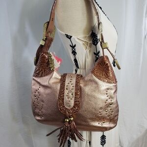 🆕️Charm Luck Leather Lazy Hobo Handbag